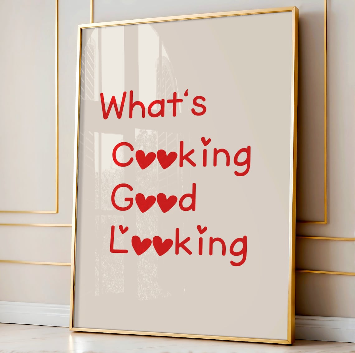 Whats Cookin Good Lookin Kitchen Decor Art Print