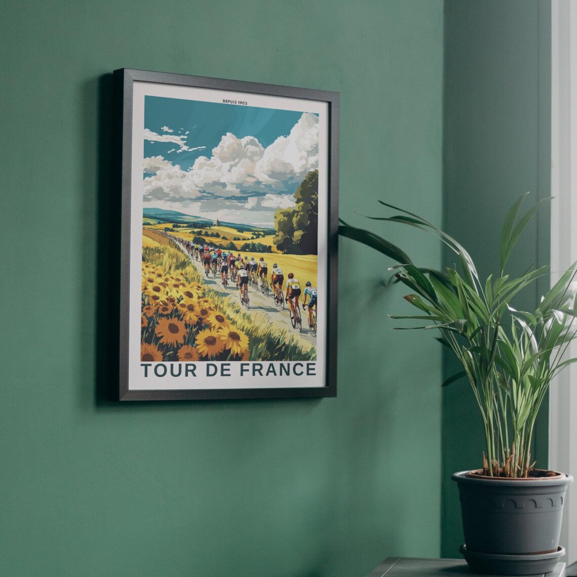 Tour de France Peloton Countryside Summer Stage Sports Poster - Image 4