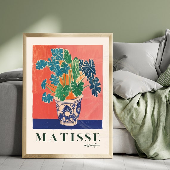 Henri Matisse Inspired Print Monstera