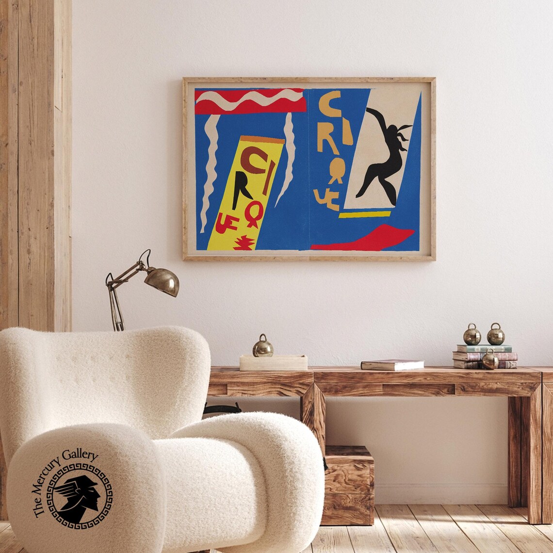 Henri Matisse Jazz The Circus Colorful Cut Out Collage Art Poster - Image 3