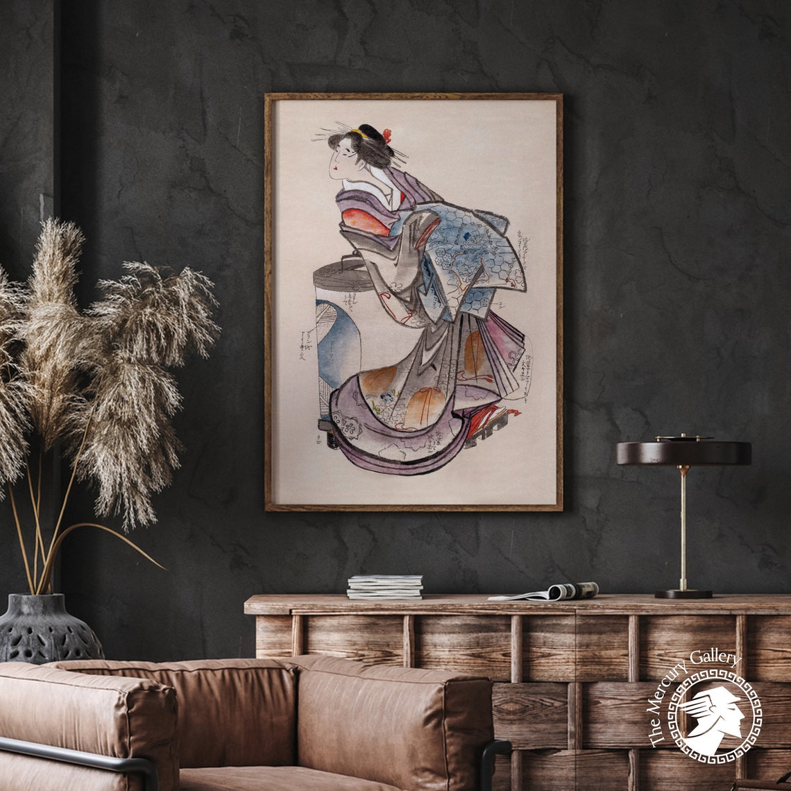 Hokusai Art Print Japanese Woman From Album Of Sketches Japan Wall Art Hokusai Wall Art Japanese Art Print Japanese Decor - Image 2