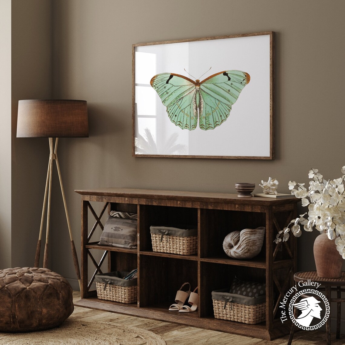 Pastel Butterfly Print, Boho Girls Nursery Art Print - Image 2