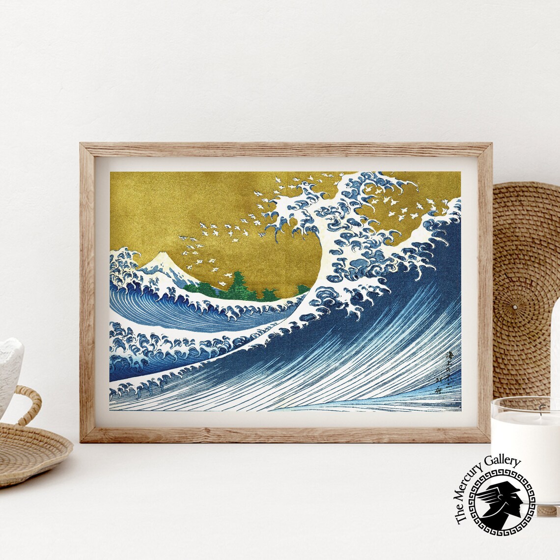 Katsushika Hokusai Vintage Big Wave Poster Print - Image 6