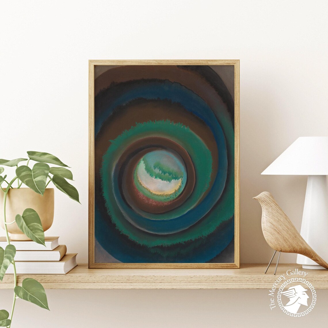 Georgia O'Keeffe Pond In The Woods Art Print