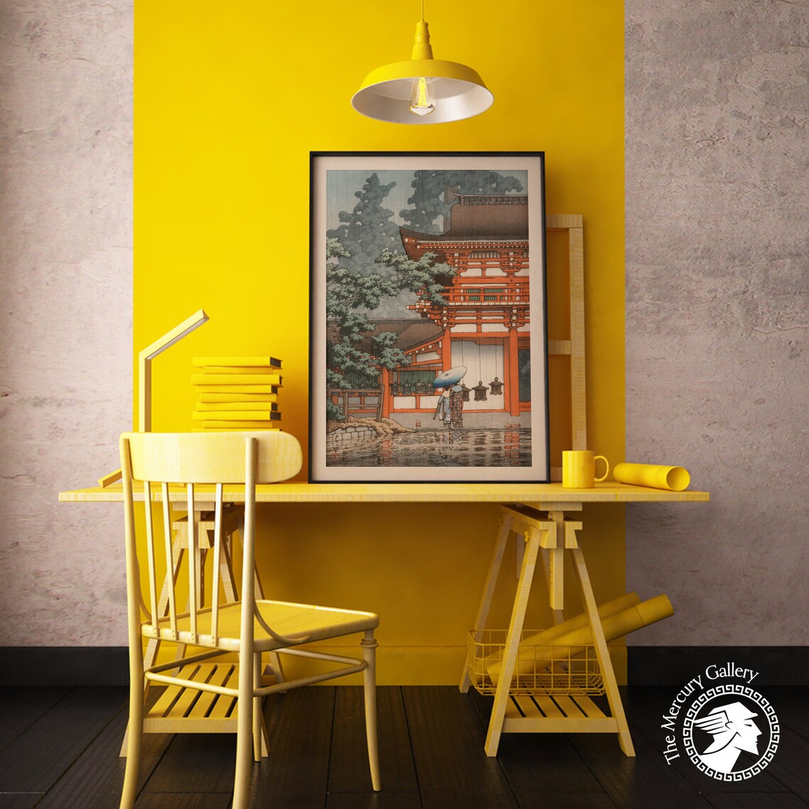 Kasuga Shrine in Nara, Vintage Travel Poster - Image 4