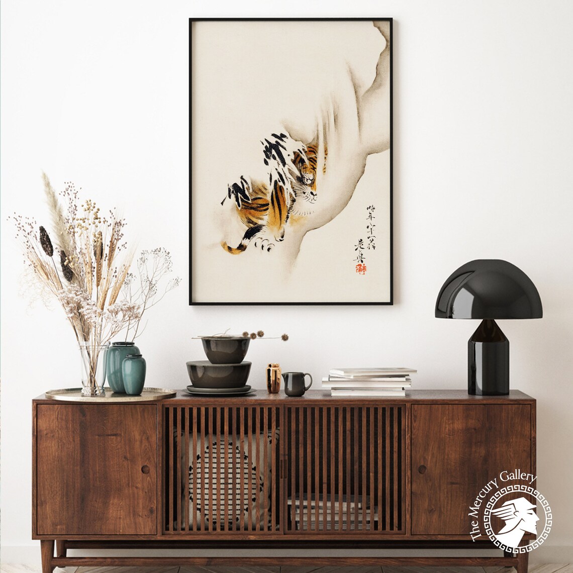 Shibata Zeshin Tiger Painting Tiger Poster Asian Art Japanese Print Animal Print Wild Animal Gift Vintage Home Decor - Image 6