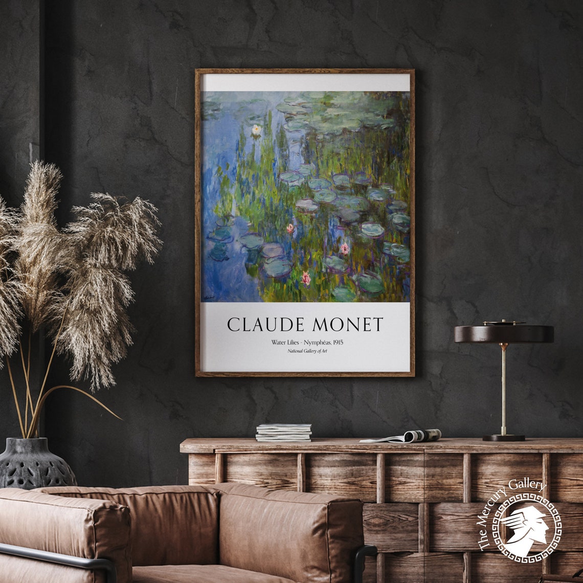 Claude Monet Water Lilies Nympheas 1915 Impressionist Wall Art Print - Image 5