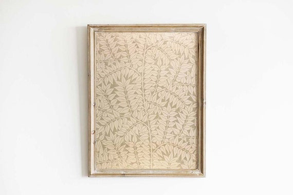 William Morris Painting Neutral Botanical Wall Art Decor Poster Floral Print