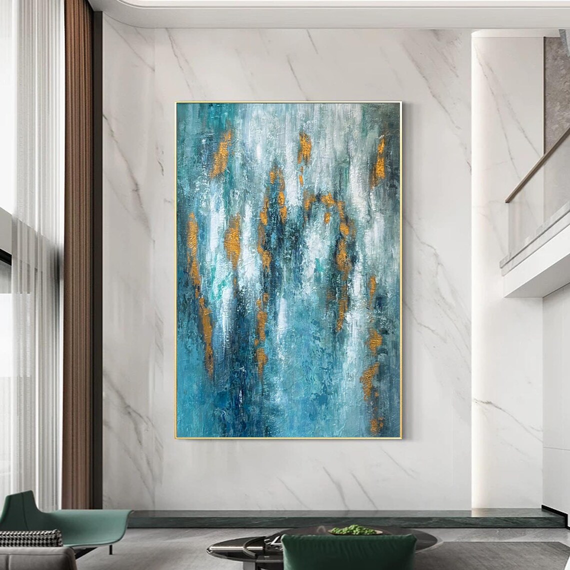 Original Abstract Painting, Modern Textured Artwork - Image 2