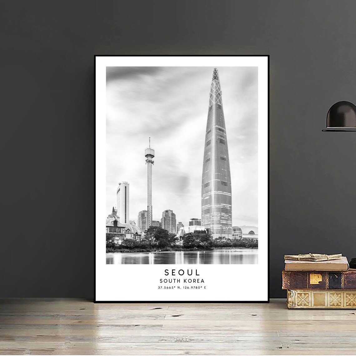 Seoul, South Korea Minimalist Travel Art Print - Image 2
