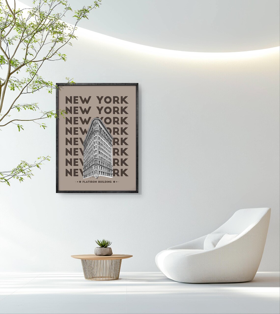 Flatiron Building, NYC Architecture Travel Poster