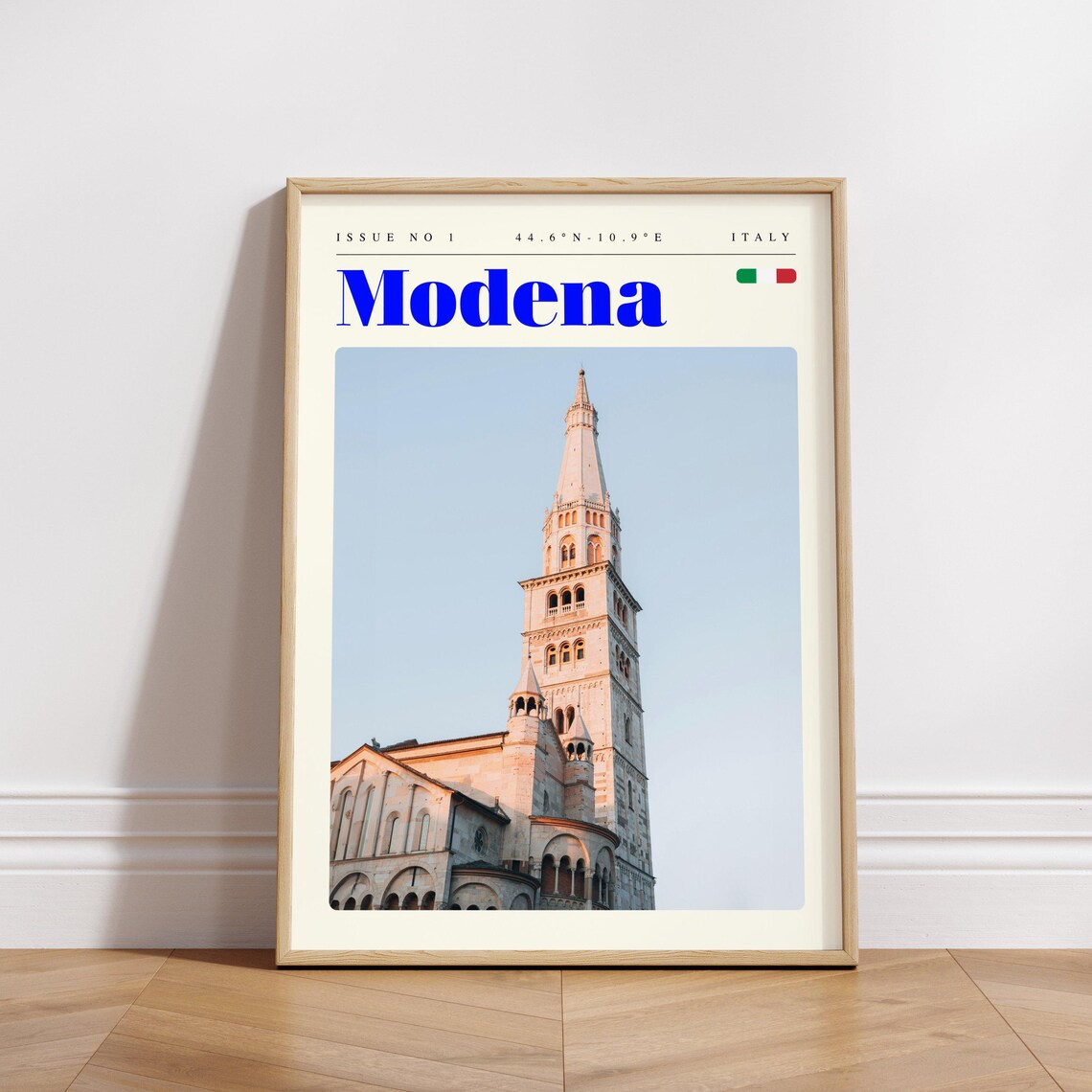 Modena Italy Cathedral Ghirlandina Tower Photo Travel Poster - Image 3