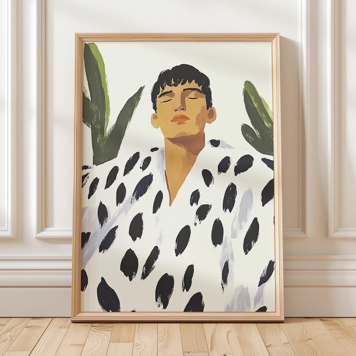 Abstract Men Print, Minimalist Contemporary Art - Image 3