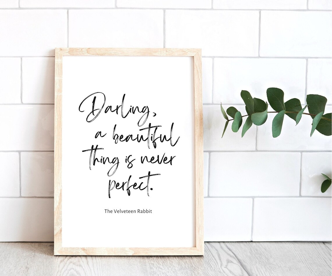 The Velveteen Rabbit Quote, Boho Modern Art Print - Image 3