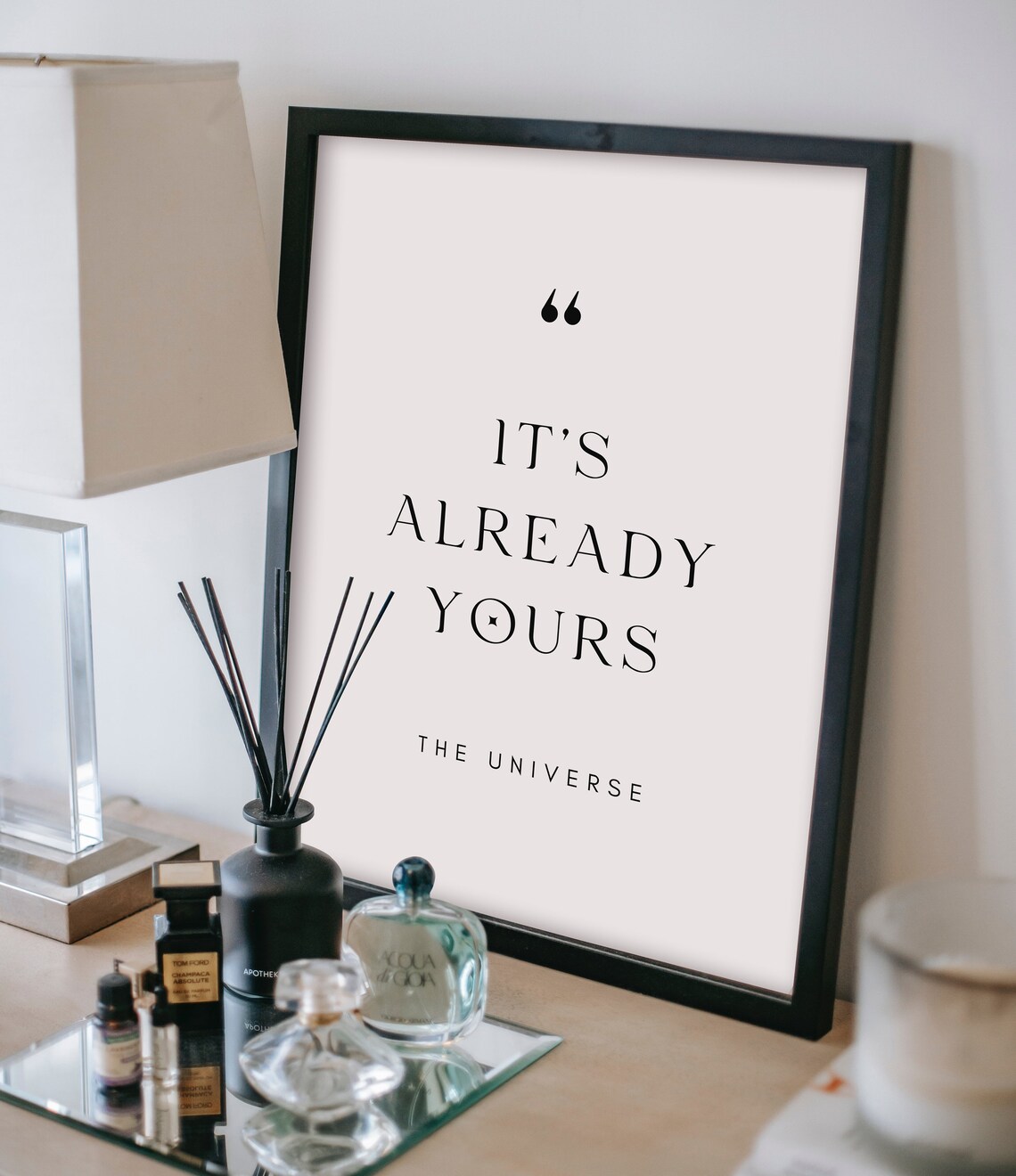 Its Already Yours Manifestation Poster, Spiritual Affirmation - Image 2