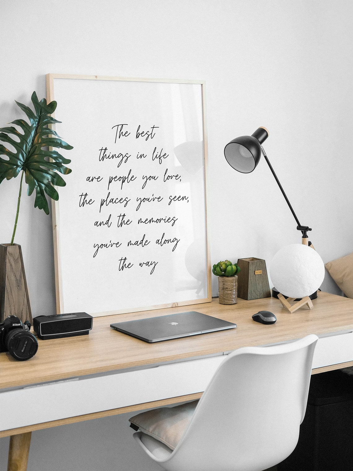 The Best Things In Life Wall Art Inspirational Quote Positive Quotes Quote Print Best Friend Gifts Gift For Family