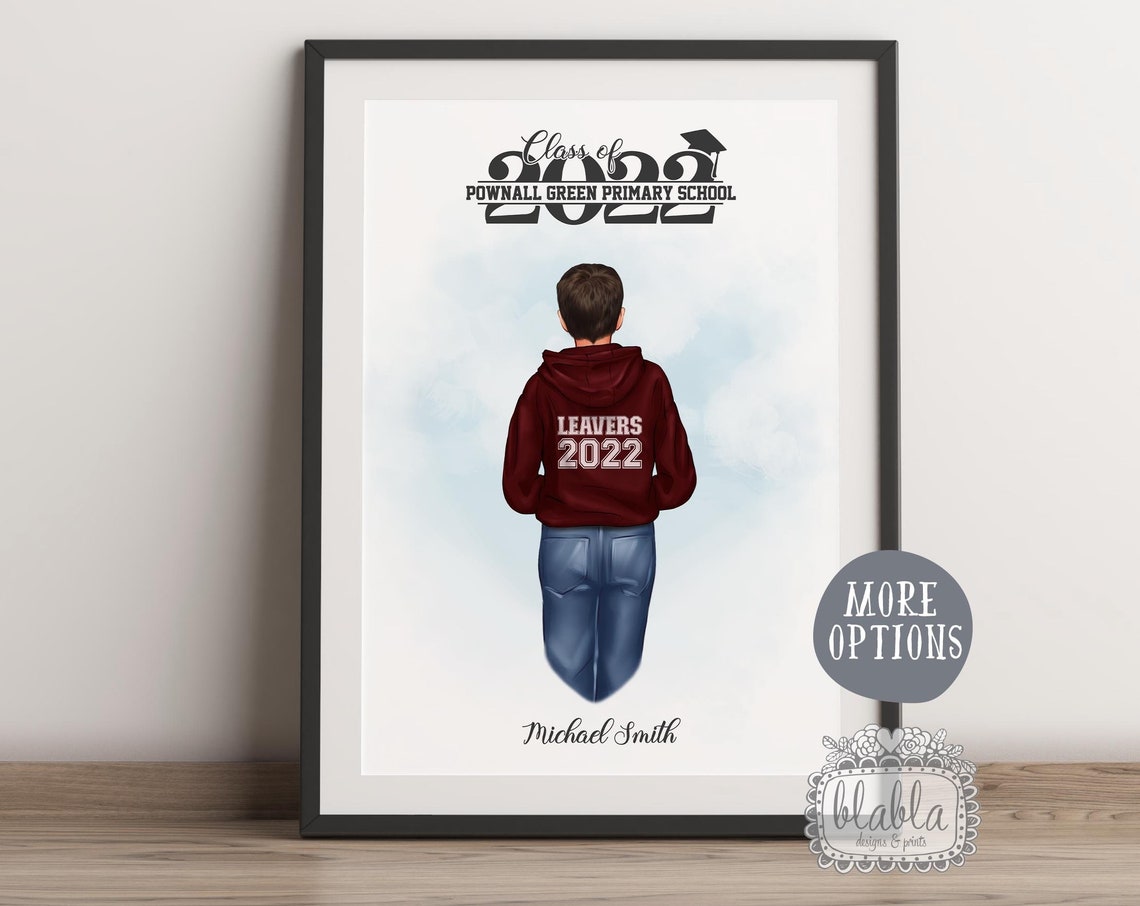School Leavers Personalised Gift 2022 Graduation Gift Leavers 2022 Class Of 2022 Primary School Keepsake Friends Graduation Gift - Image 2