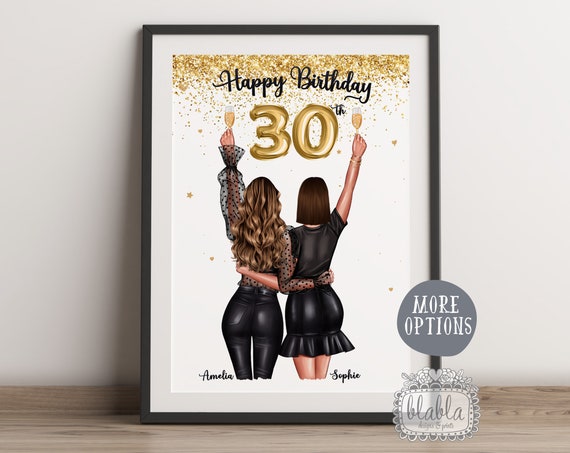 30th Birthday Gift Friend Gift Friend Birthday Gift Best Friend Gift Friend Gift Friend Wall Art Birthday Gift Personalised Gift