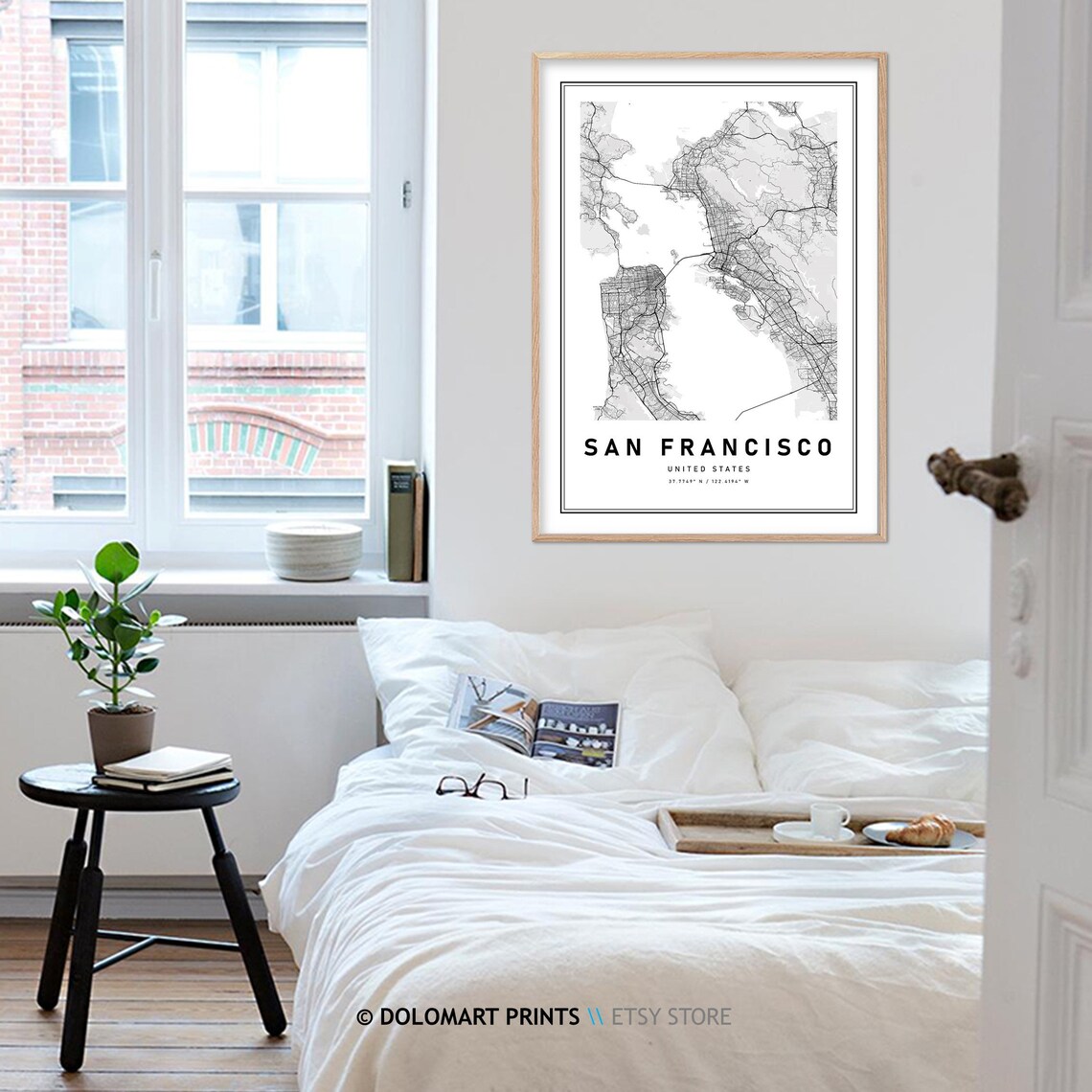 San Francisco Map Print, California City Map Poster - Image 4