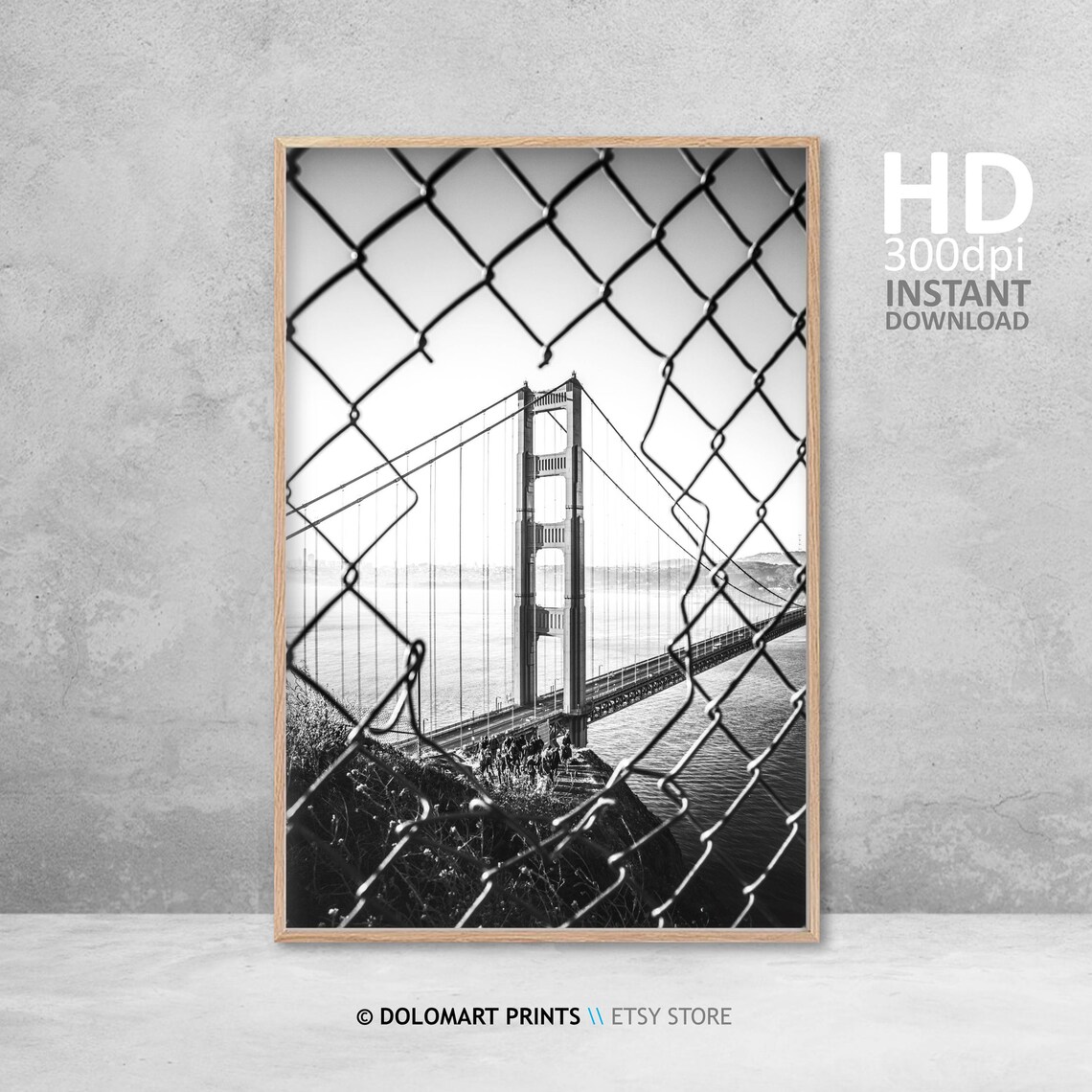 Golden Gate Bridge San Francisco Architecture Art Print - Image 4