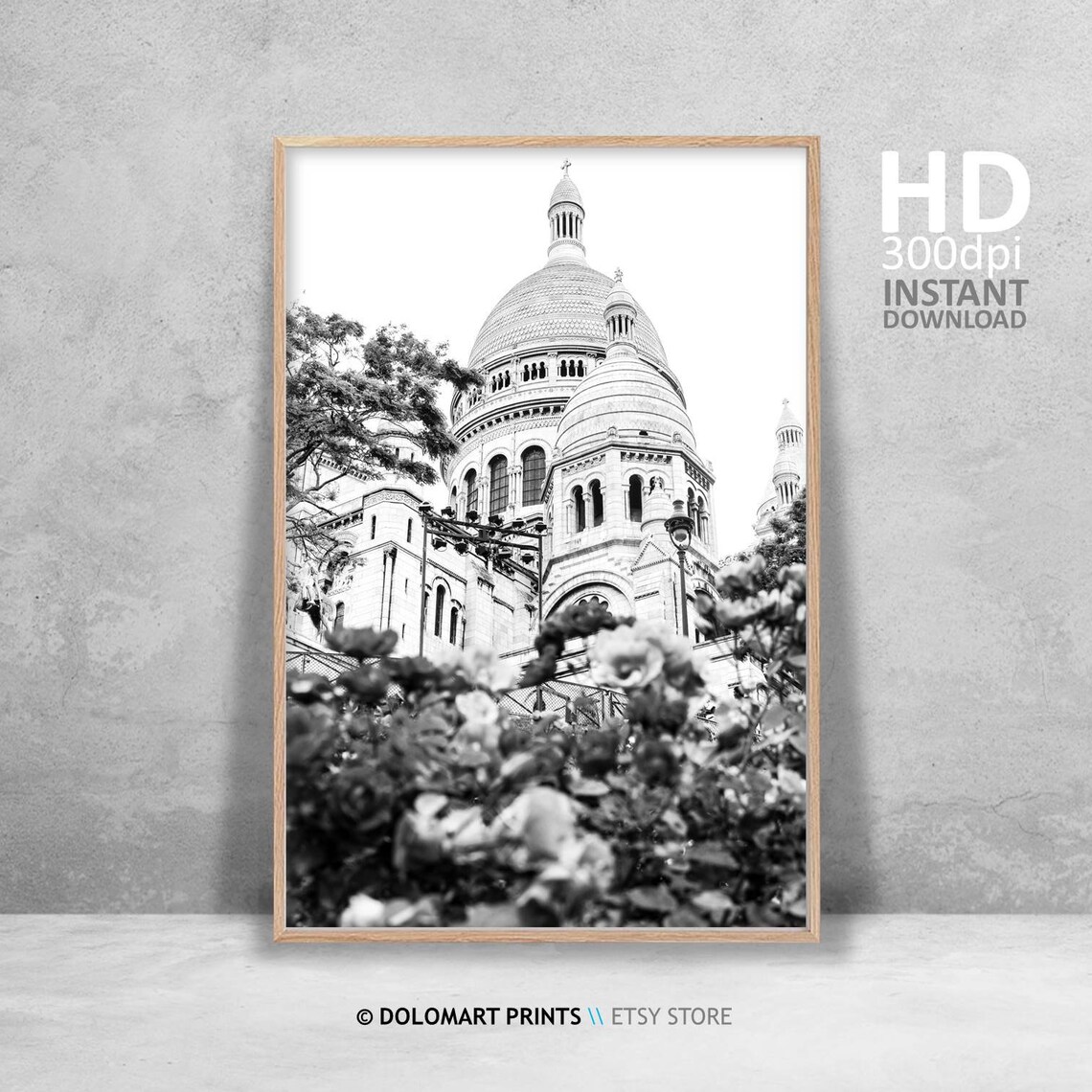 Paris Architecture Photography Print, Black And White - Image 4