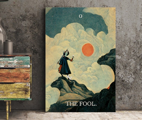 The Fool Tarot Card, Tarot Art Print