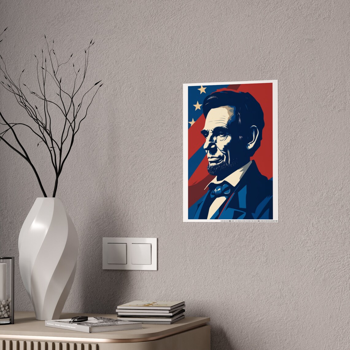 Abraham Lincoln Campaign Poster, Birthday Gift - Image 2