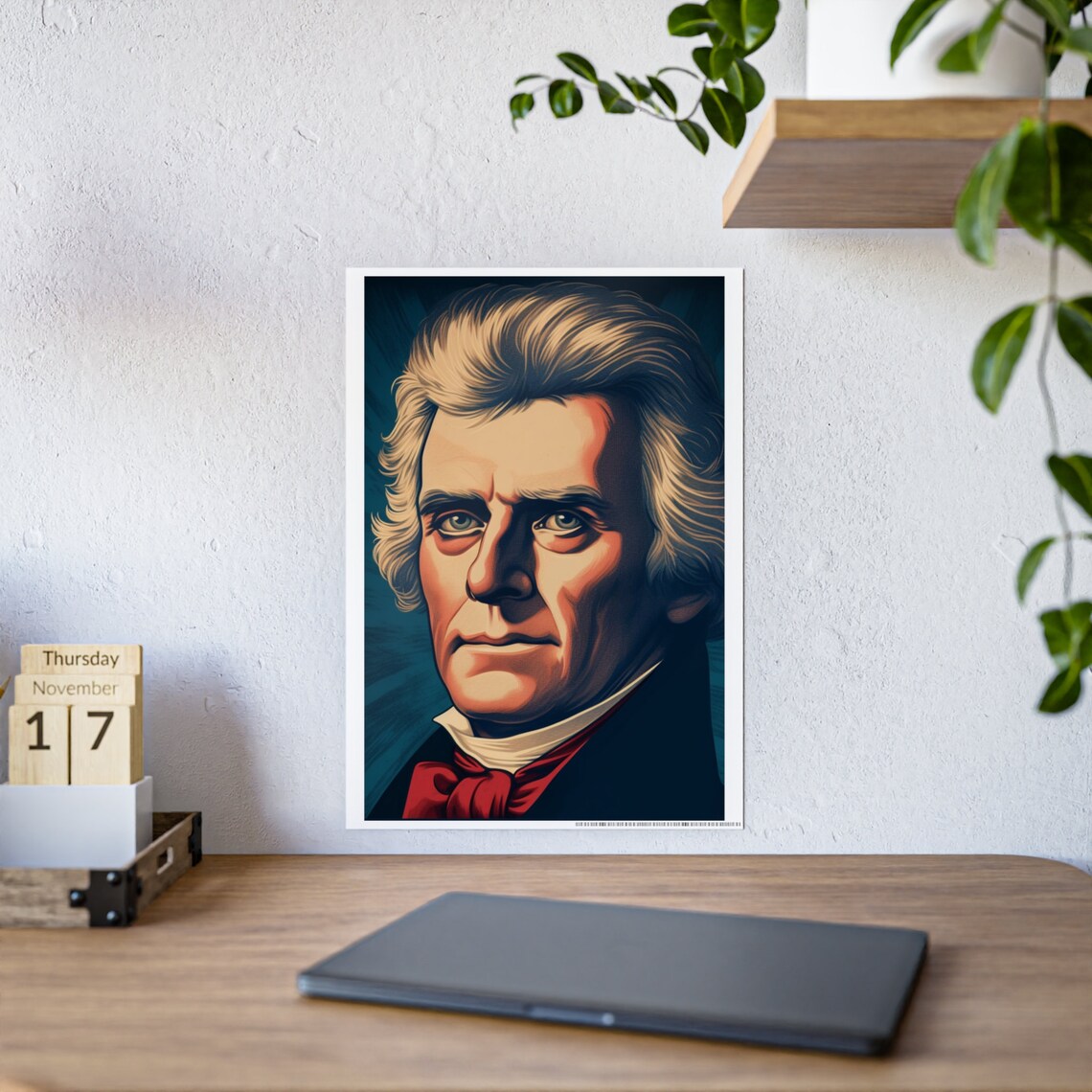 Thomas Jefferson - Contemporary Travel Poster - Image 6
