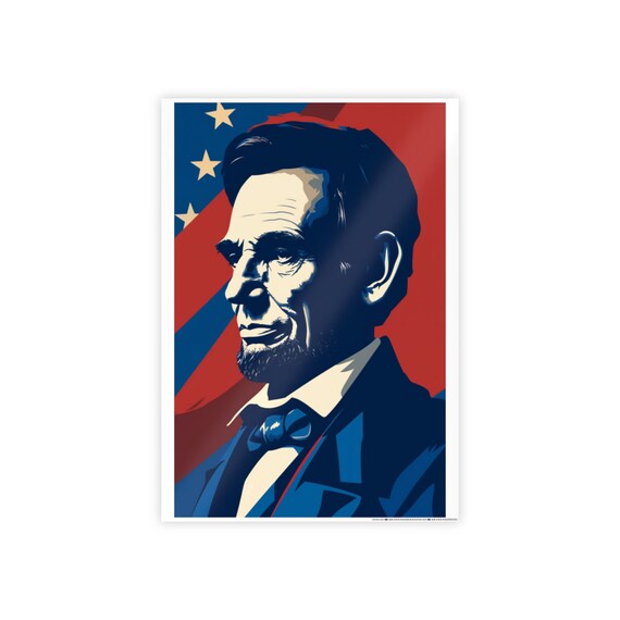 Abraham Lincoln Campaign Poster, Birthday Gift