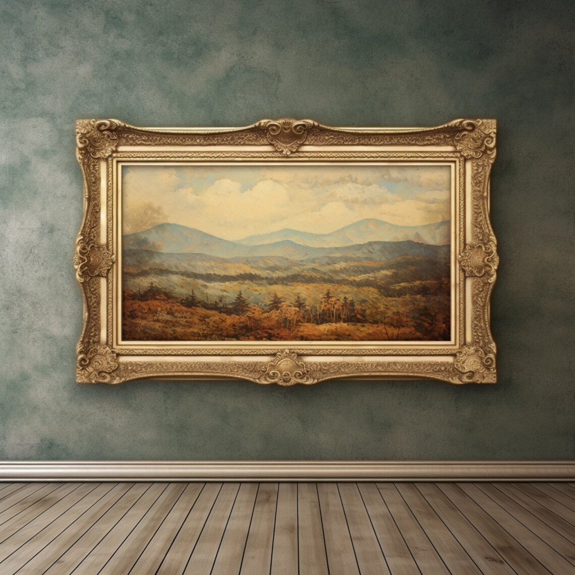 Rolling Hills Oil Painting, Home Decor Gift - Image 3