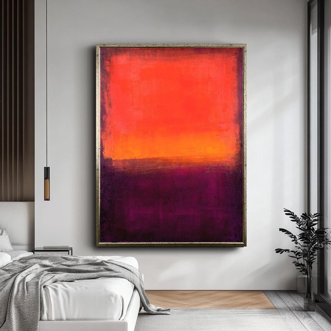 Rothko-Inspired Abstract Color Field Wall Art Print - Image 4