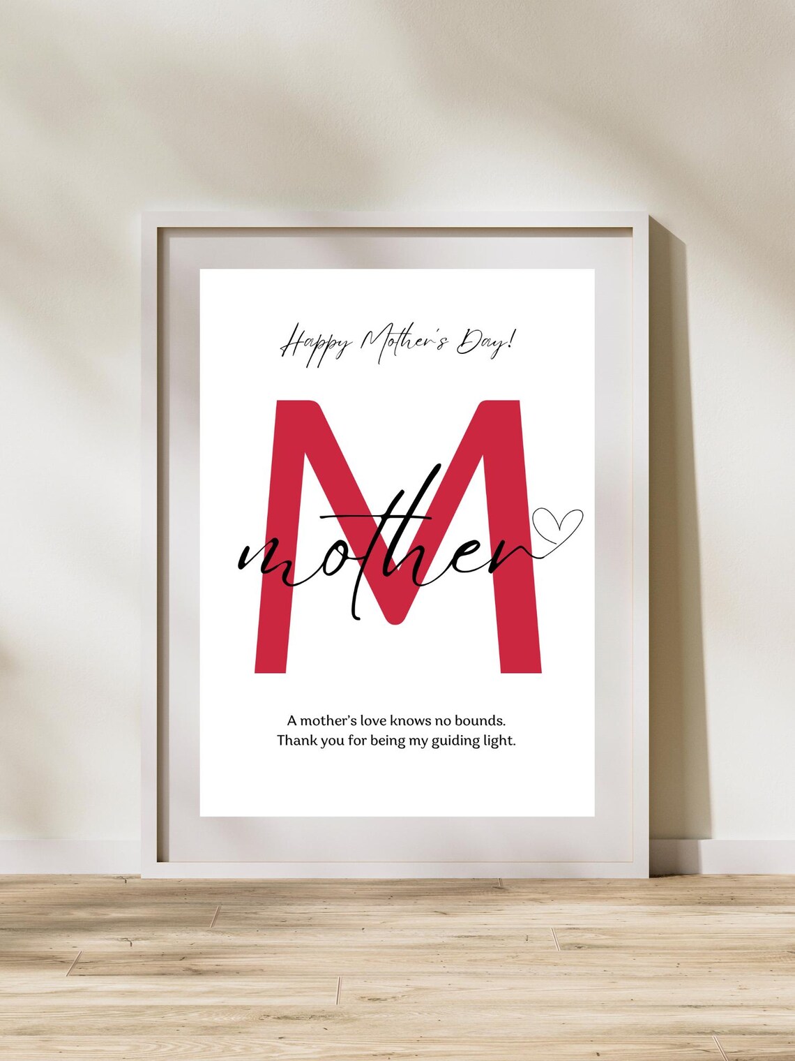 Mother's Day Custom Poster, Meaningful Quote For Mom