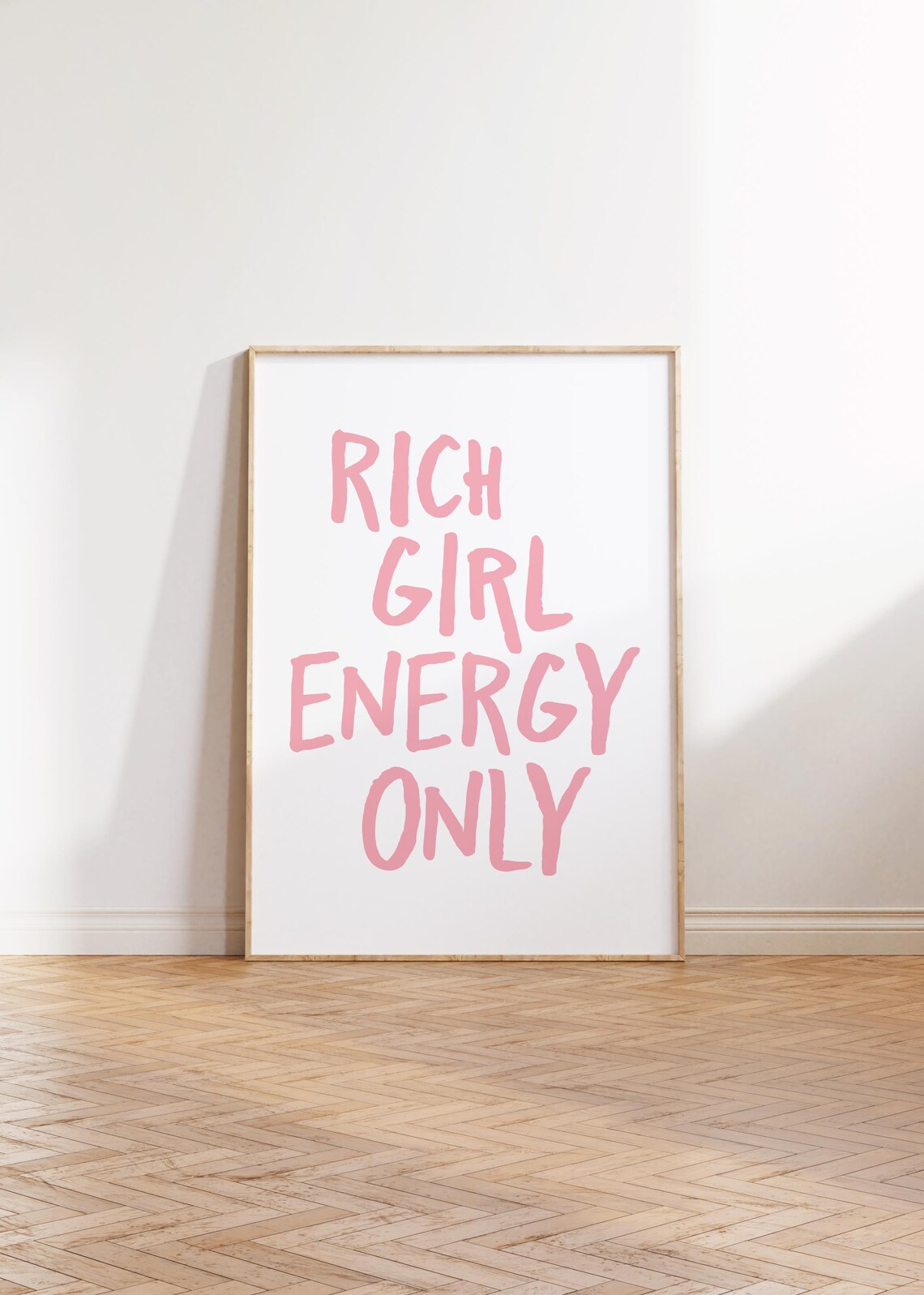 Rich Girl Energy, Trendy Office Art Print