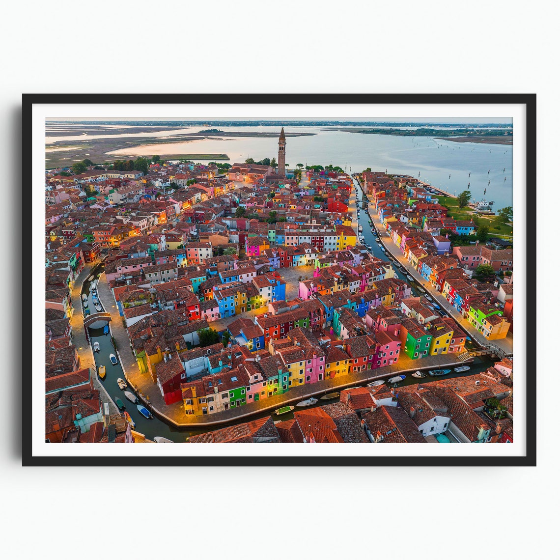 Burano Venice Print Italy Wall Art Travel Gift Travel Poster Europe Print Venice Print Colorful Art Home Decor Fine Art Photography
