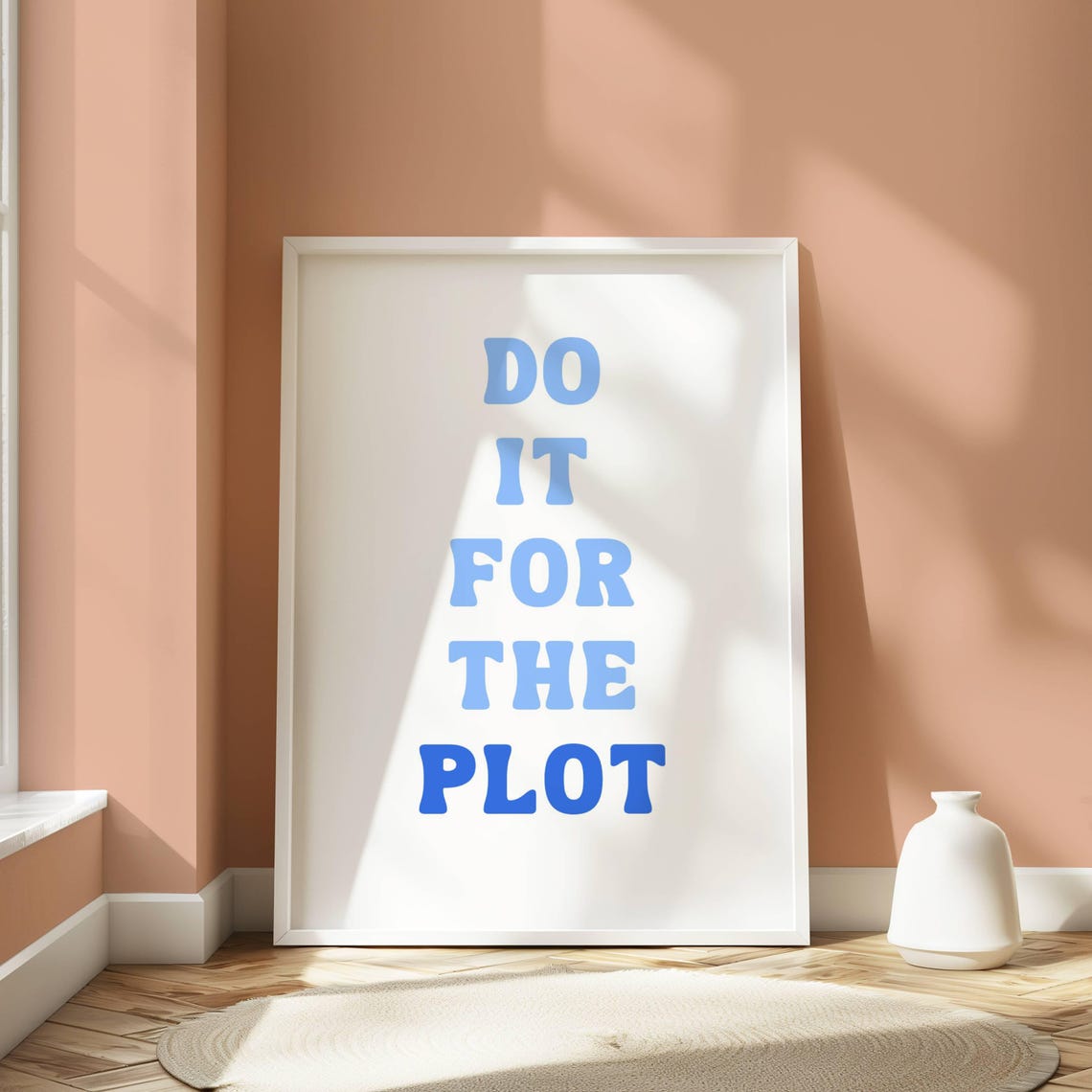 Do It For The Plot, Bookish Wall Art - Image 5