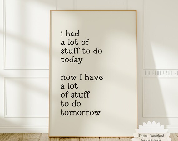 Funny Office Wall Art Black And White Prints Typography Poster Minimalist Office Decor