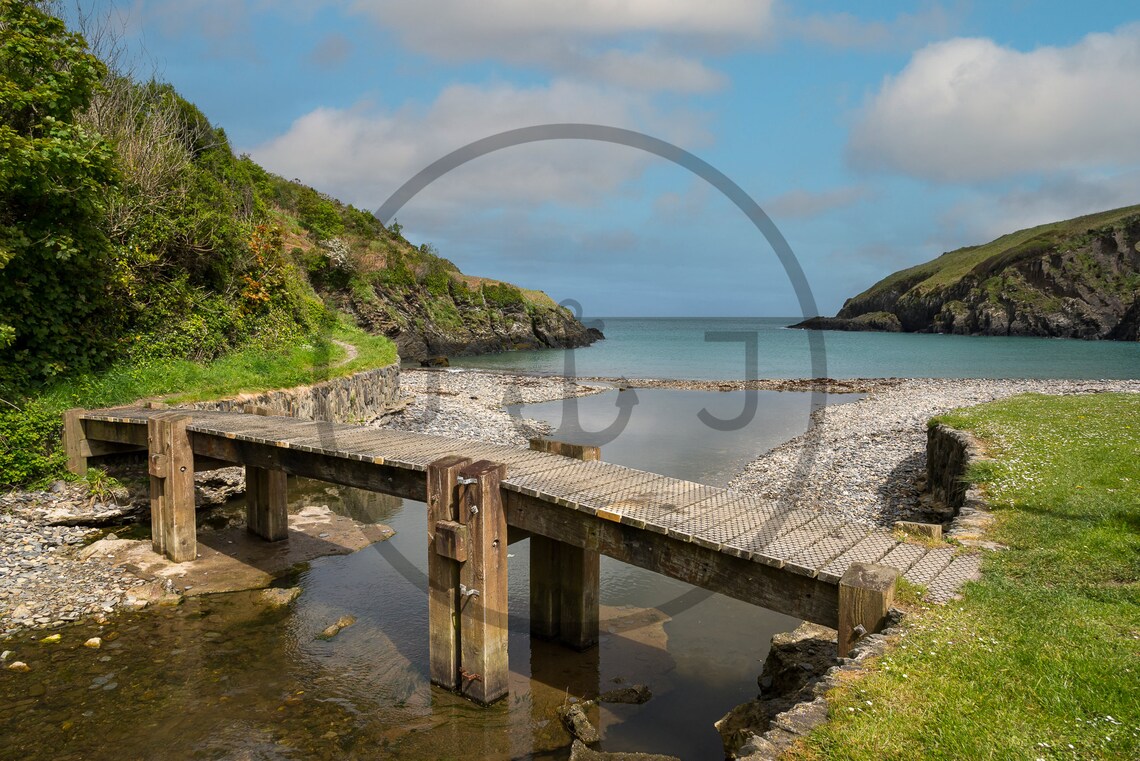 Aberfforest Beach, North Pembrokeshire Wales Travel Poster - Image 3