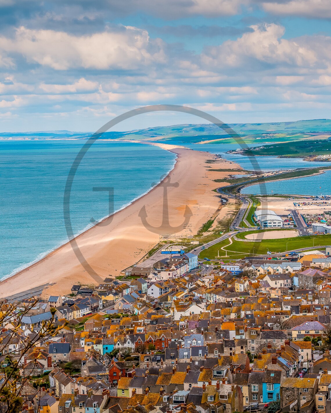 Chesil Beach Dorset Long Shingle Tombolo And Coastal Town Poster - Image 3