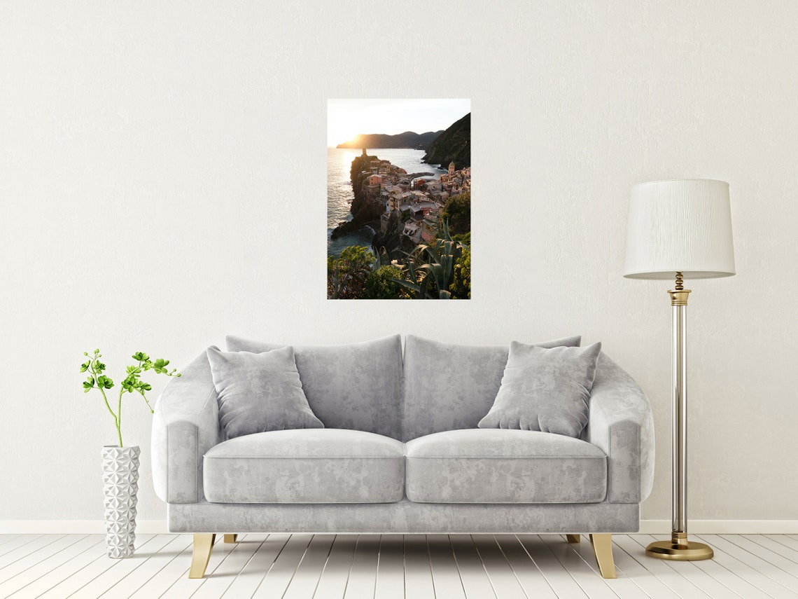 Vernazza Ligurian Coast Italy At Sunset Limited Edition Print Photography Fine Art Wall Art Exclusive Print Poster Photo Ita - Image 2