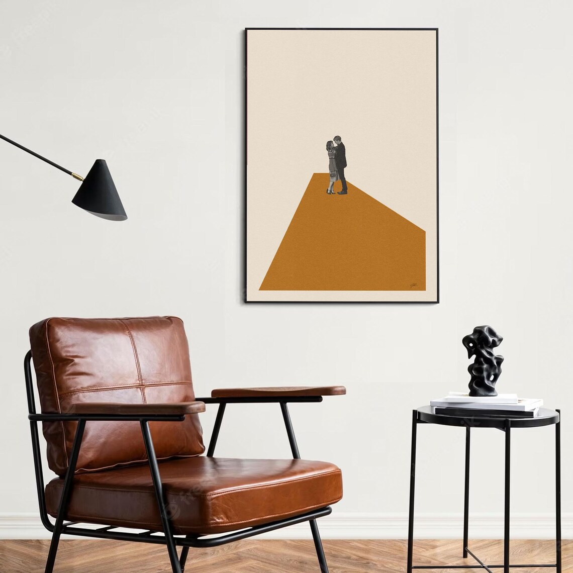 About Time Inspired Mid-Century Modern Art Print - Image 2