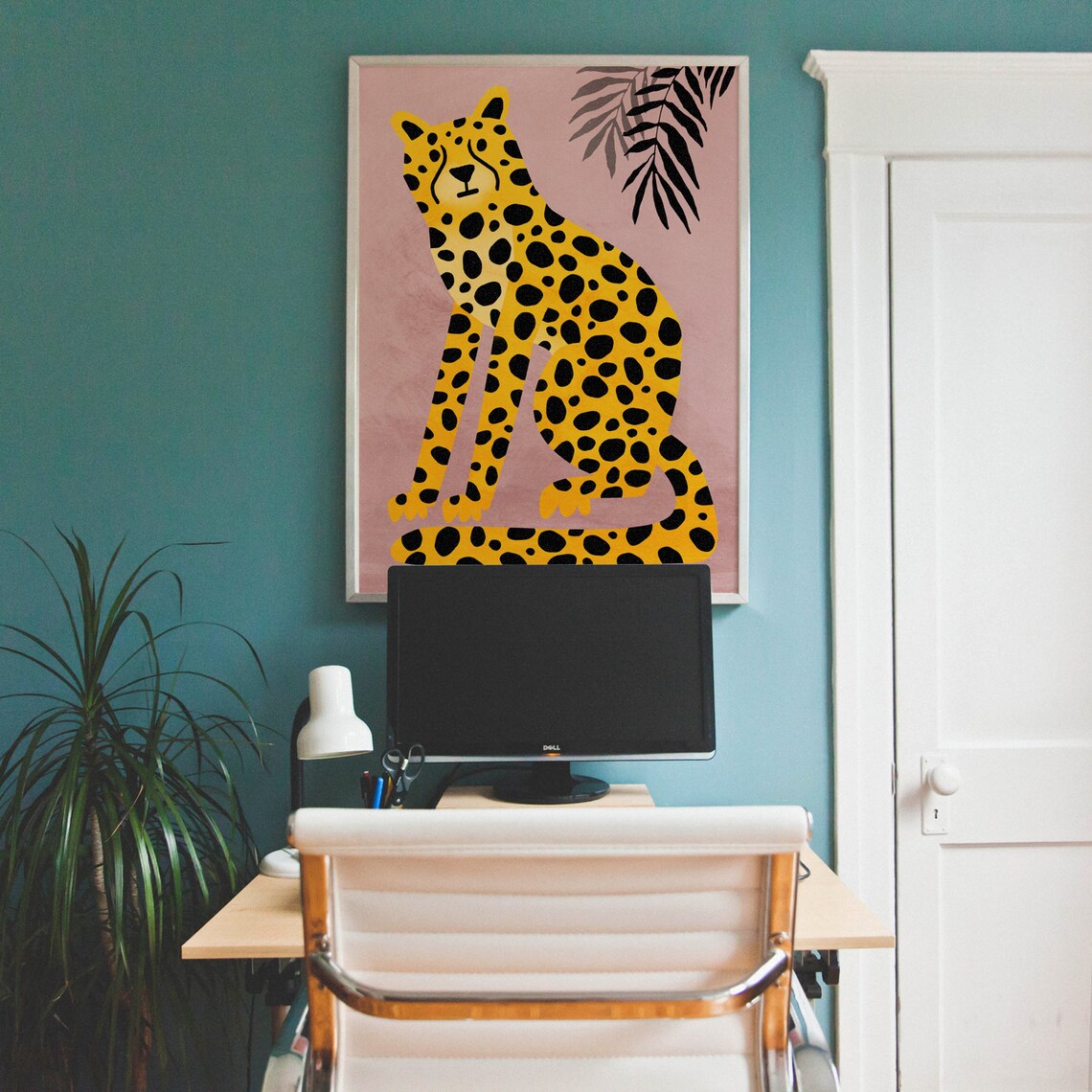 Cheetah Wild Animal Art Print, Wildlife Study - Image 2