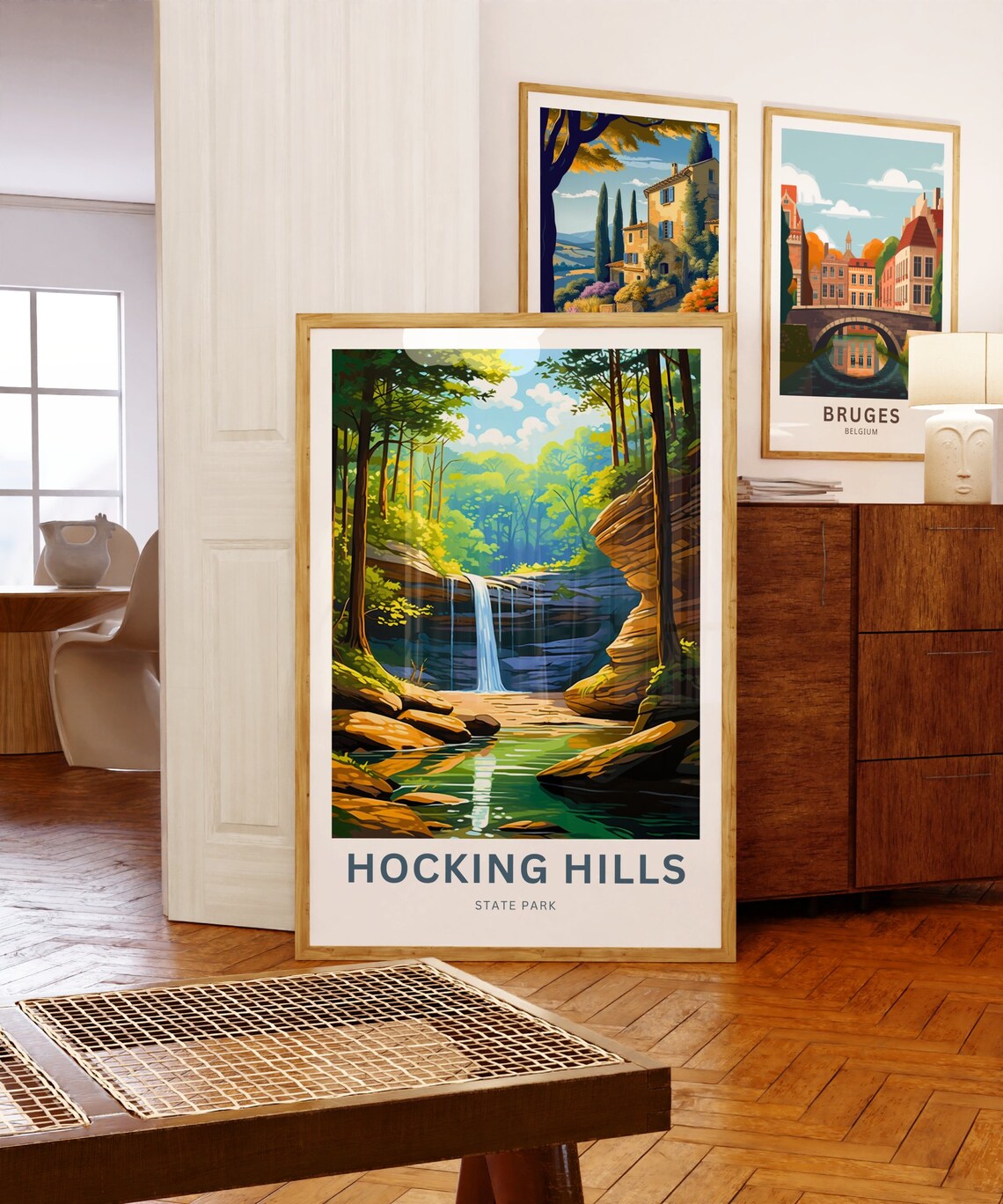 Hocking Hills State Park Travel Poster, Ohio - Image 5