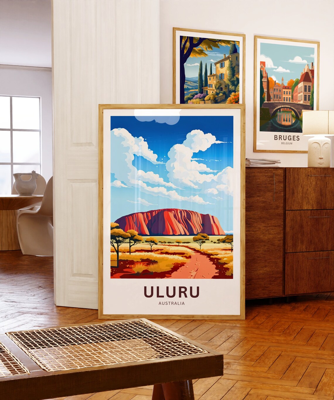 Uluru Australia Giant Red Monolith Desert Sunset Travel Poster - Image 5