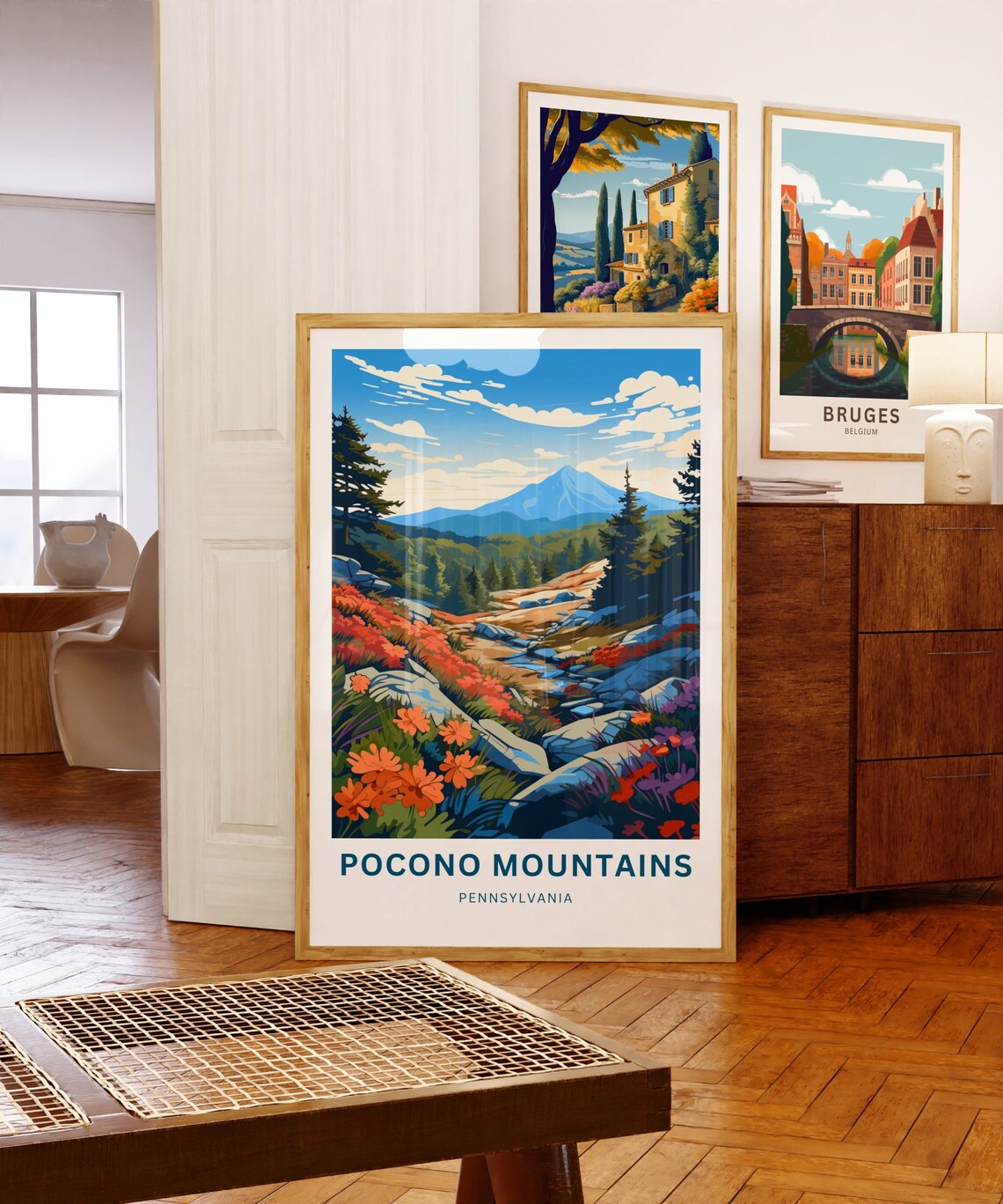 Pocono Mountains Pennsylvania Gift Travel Poster - Image 5