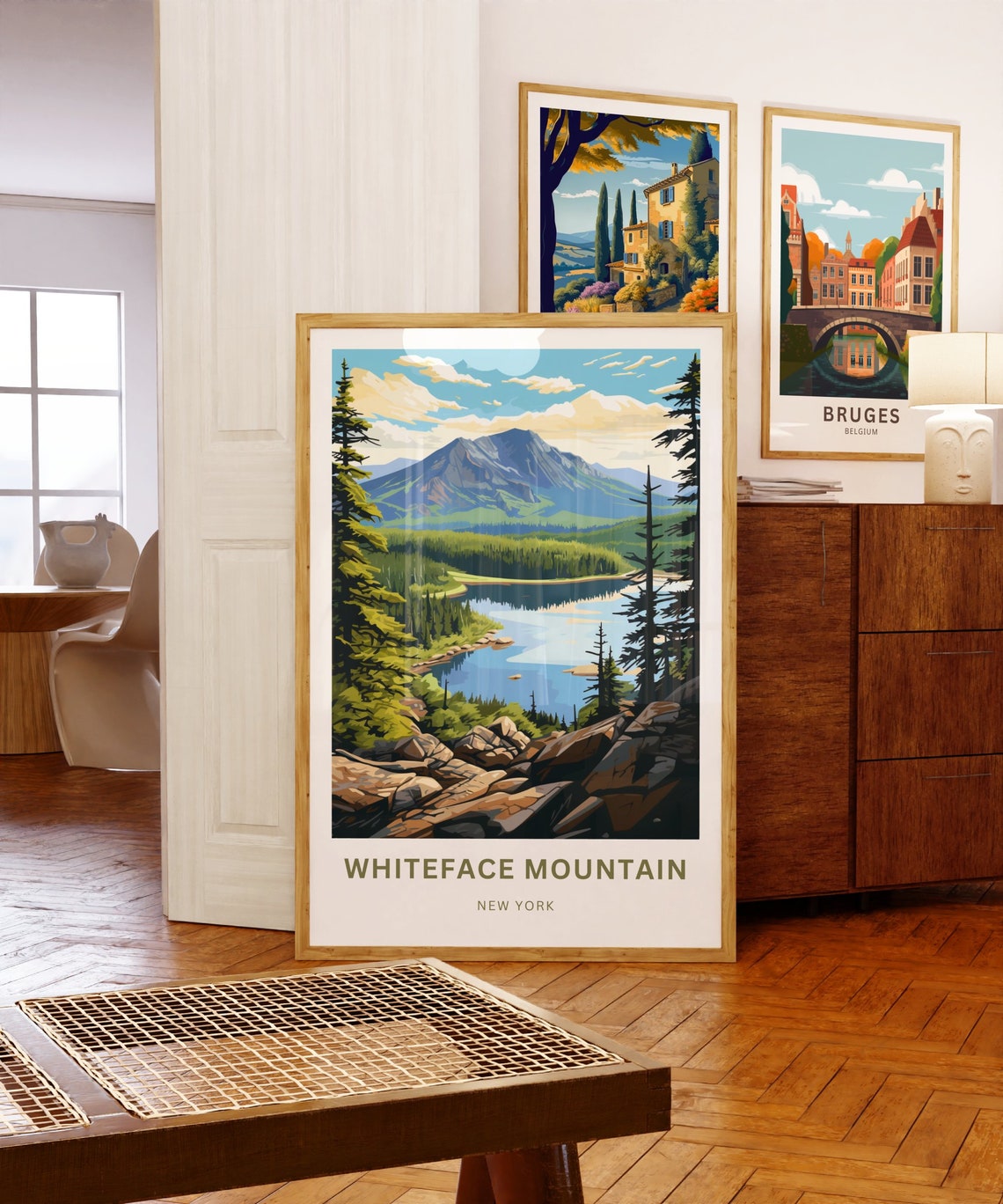 Personalized Whiteface Mountain NY Alpine Summit Lake Poster - Image 5