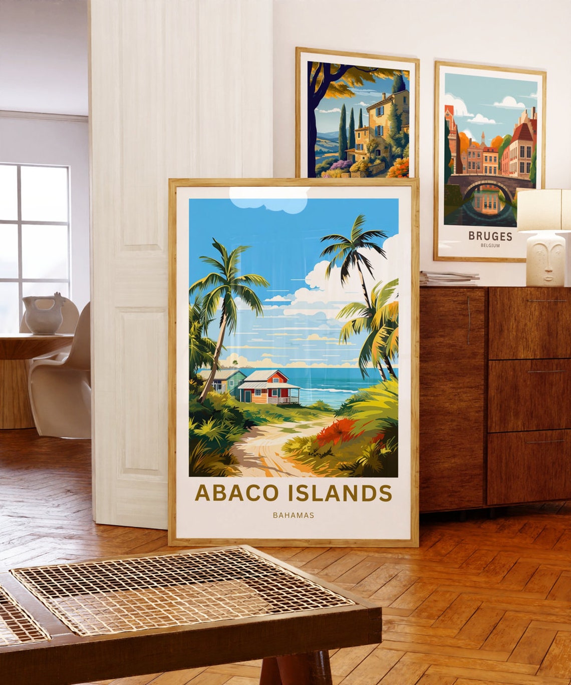 Abaco Islands Travel Print Abaco Islands Poster Bahamas Wall Art Framed Present Gift Bahamas Present - Image 5