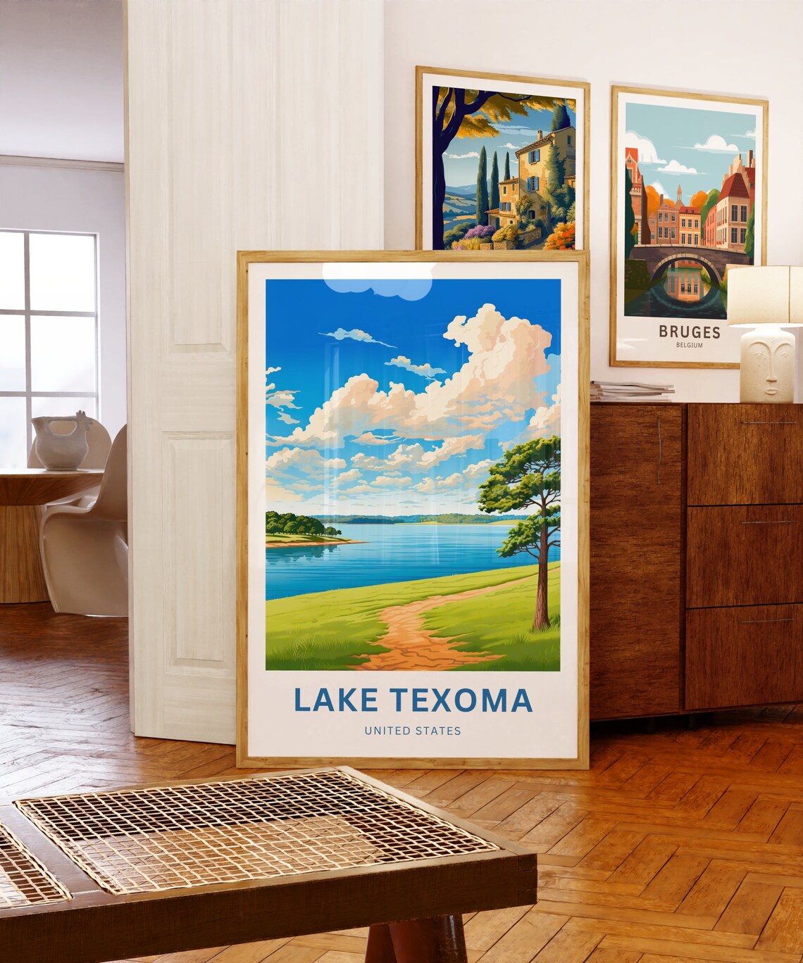 Personalized Lake Texoma Travel Poster, United States - Image 5