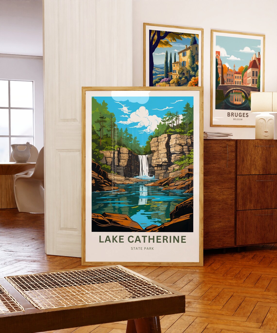 Lake Catherine Travel Print, Arkansas State Park Poster - Image 5