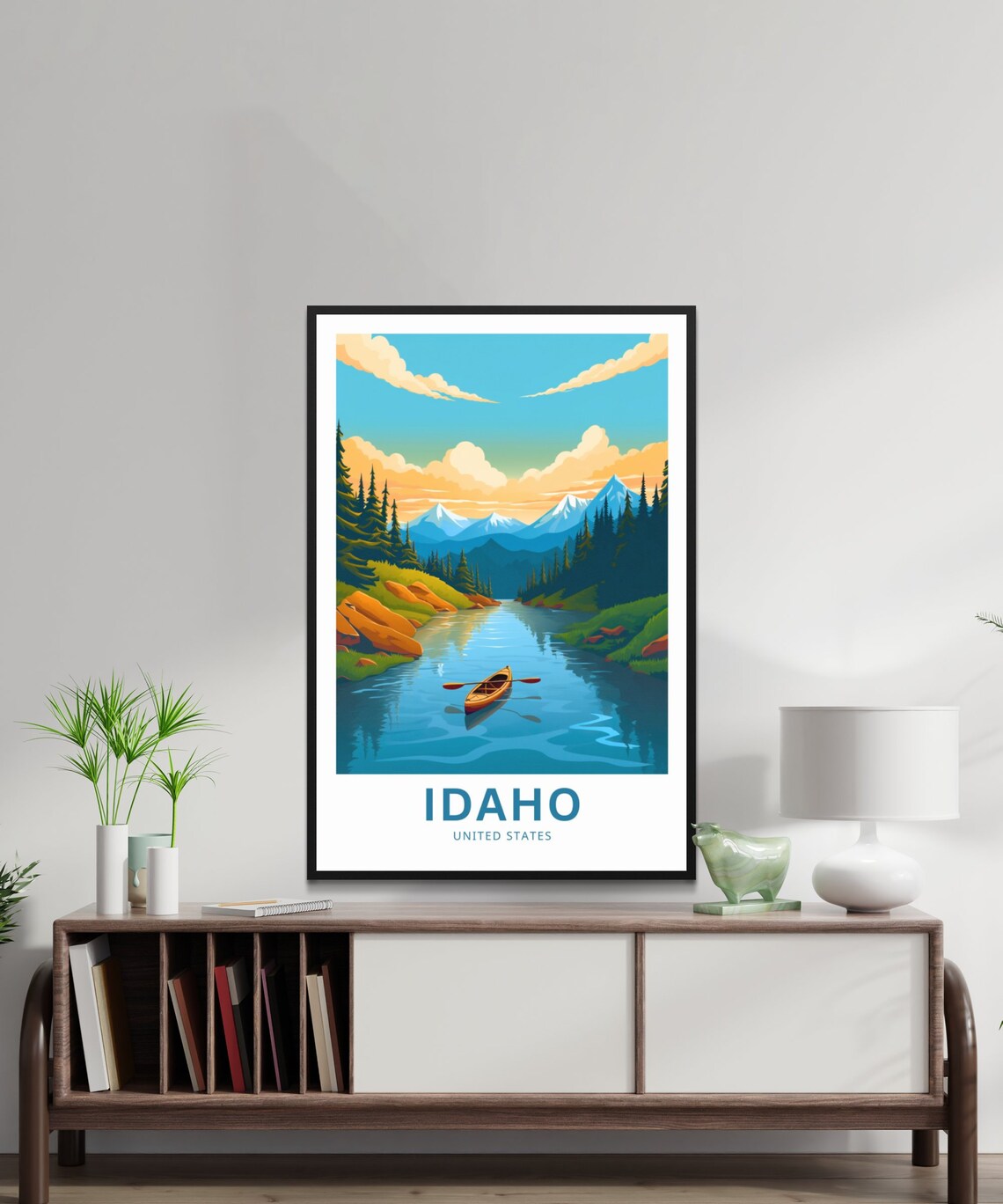 Idaho Personalized Travel Print Travel Poster - Image 2