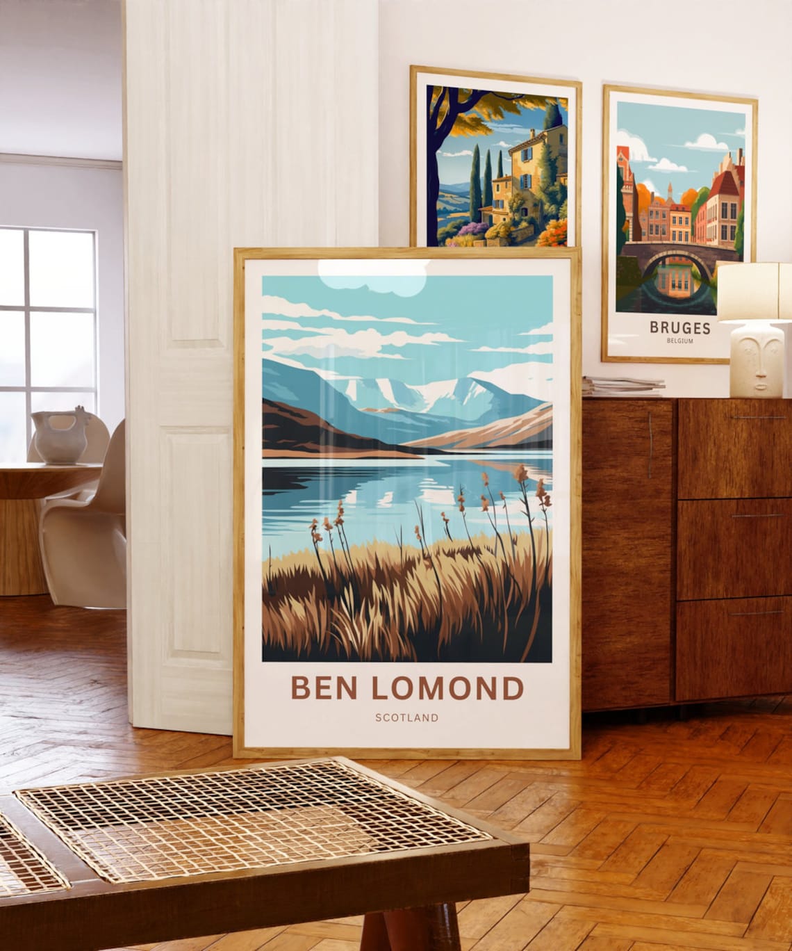 Ben Lomond Scotland Mountain Lake Highland Retro Travel Poster - Image 5